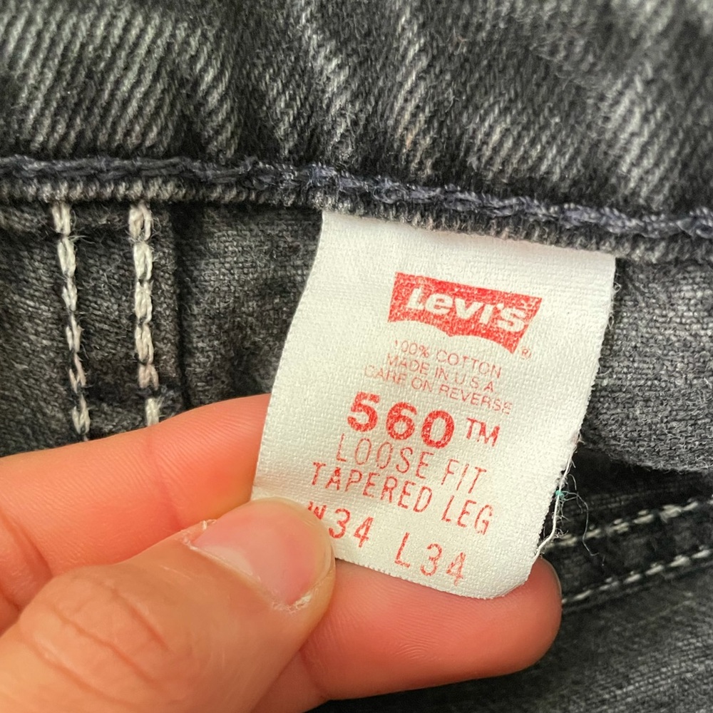 Vintage Black Levi Jeans. Pre-Loved and USA made!